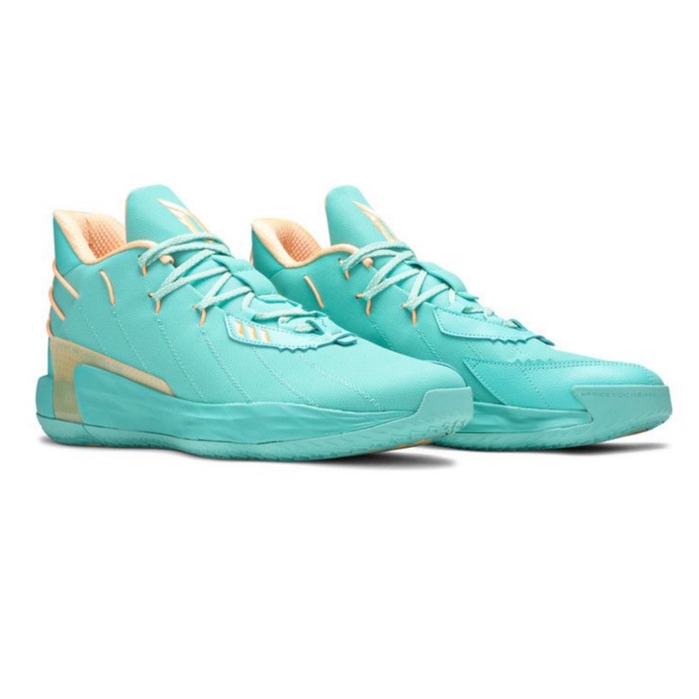 dame 7 ‘acid mint’ basketball shoes size 7.5
